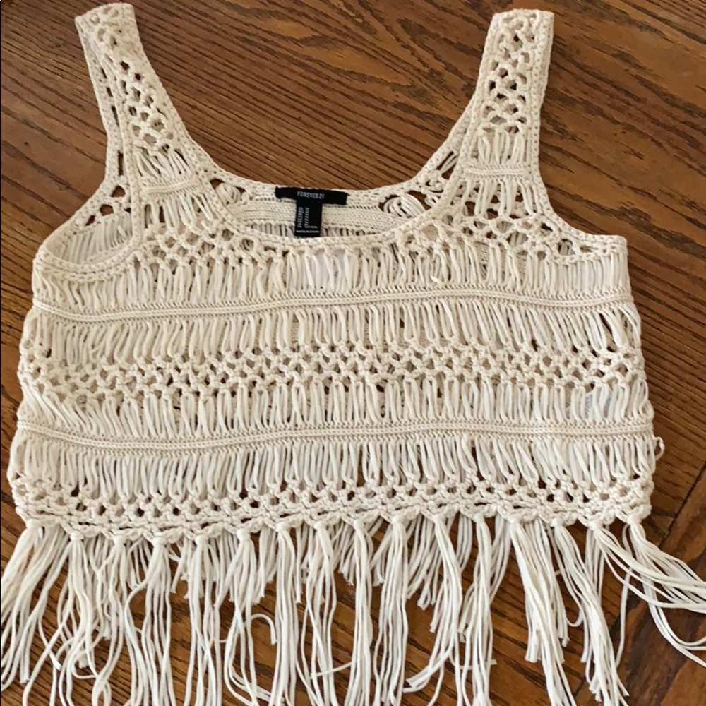 Forever 21 knotted tank top